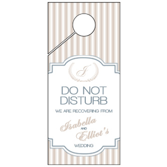 Custom Decor Wedding Door Hanger 4x9