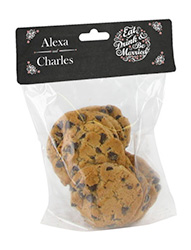 Eat Drink be Married Chalkboard Wedding Bag Topper