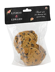 Floral Chalkboard Wedding Bag Topper