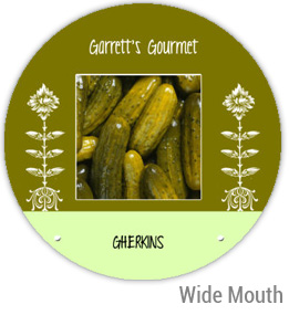 Garretts Gourmet Gherkins Wide Mouth Ball Jar Topper Insert