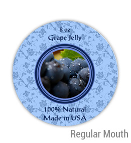 Grape Jelly Regular Mouth Ball Jar Topper Insert