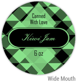 Kiwi Jam Wide Mouth Ball Jar Topper Insert