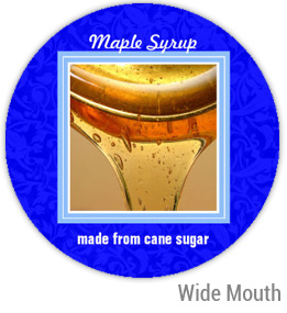 Maple Syrup Wide Mouth Ball Jar Topper Insert