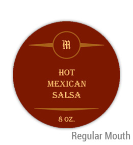 Mexican Salsa Regular Mouth Ball Jar Topper Insert