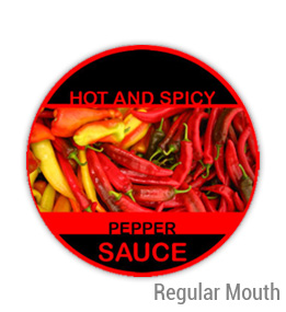 Pepper Sauce Regular Mouth Ball Jar Topper Insert