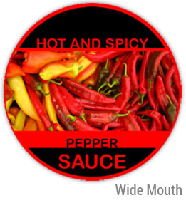 Pepper Sauce Wide Mouth Ball Jar Topper Insert