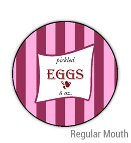 Pickled Eggs Regular Mouth Ball Jar Topper Insert