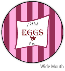 Pickled Eggs Wide Mouth Ball Jar Topper Insert