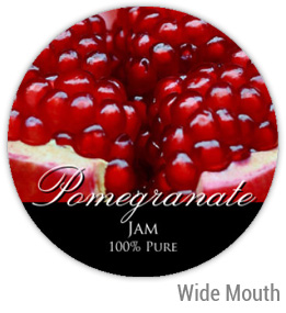 Pomegranate Wide Mouth Ball Jar Topper Insert