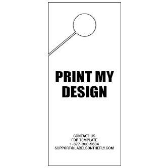 Print My Design Wedding Door Hanger 4x9