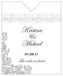 Vintage Wine Wedding Label 3.25x4