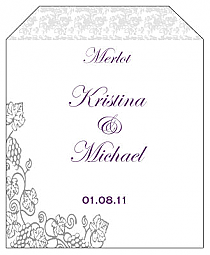 Vintage Wine Wedding Label