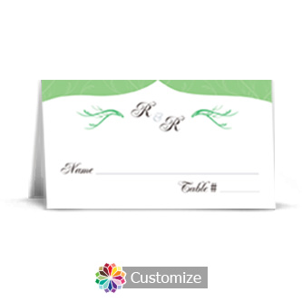 Wave 3.5 x 2 Wedding Place Card