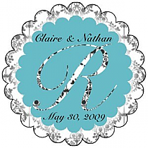 Silhouette Scalloped Circle