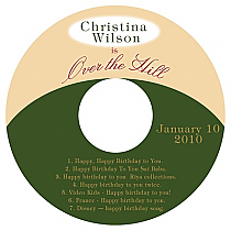 CD Hill Birthday Labels