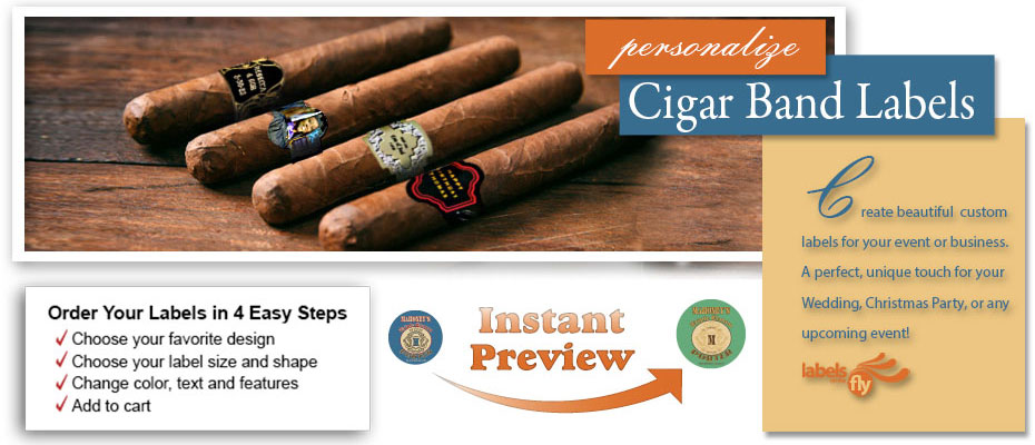 Customized and Personalized Cigar Labels and Cigar Bands