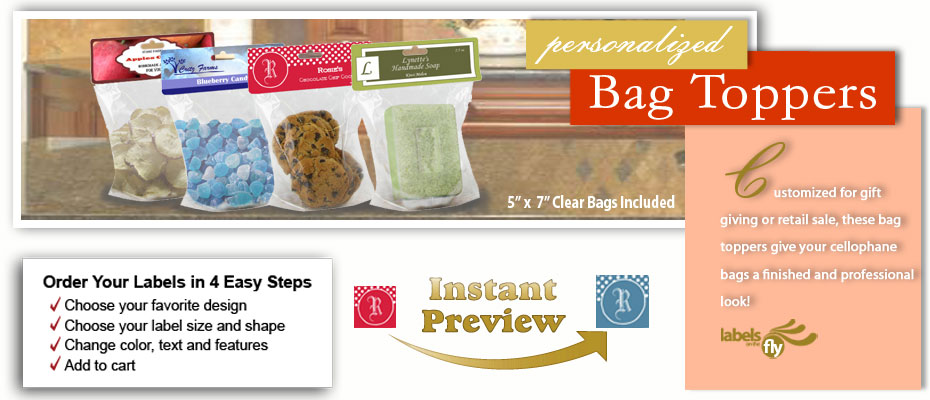 Custom labels, custom favor tag sticker