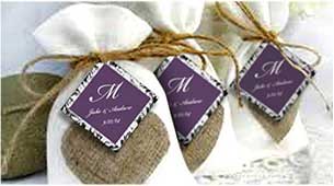 custom wedding favors tags