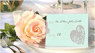 custom wedding table numbers
