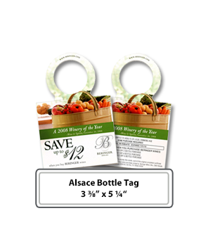 custom printed wine bottle tags