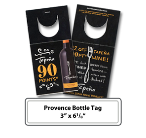 Provence Wine Bottle Neck Tags